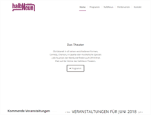 Tablet Screenshot of halbneuntheater.de